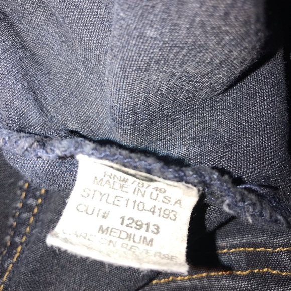 Trendy Stretch Denim Open Blazer, Size M - Picture 7 of 7